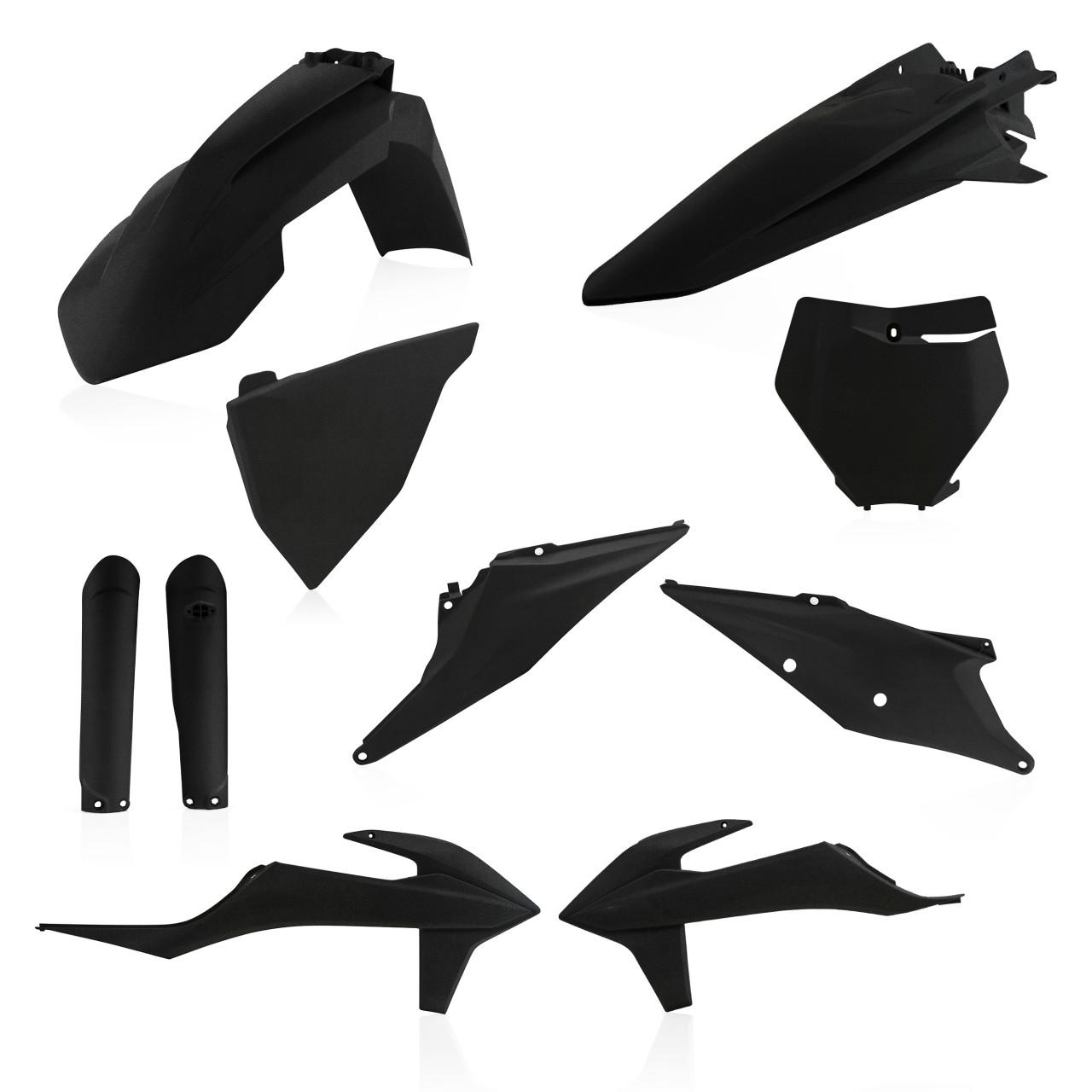 0023479.092 - Acerbis Full Plastics Kit - KTM SX 125/250 & SXF 250/350/450 2019-22 - Metallic Black