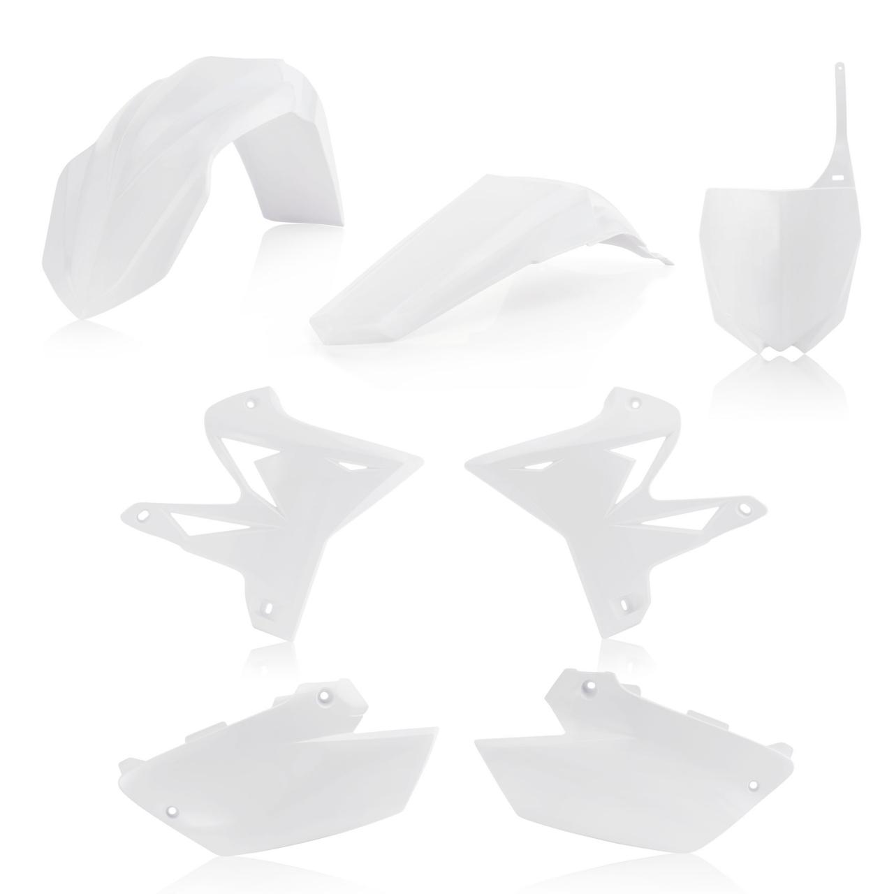 Acerbis White 0023488.030 - Full Plastics Restyle Kit - Yamaha Yz 125/250 2002-14