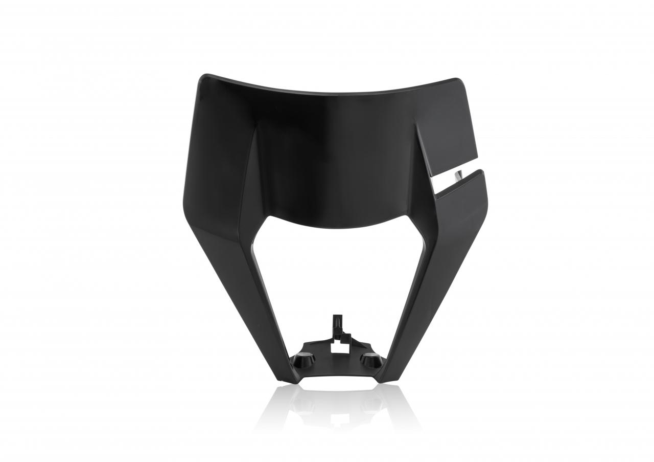 Acerbis Black Headlight Surround - Ktm Exc 125/250/300, Exc-F 250/350/450 2017-19