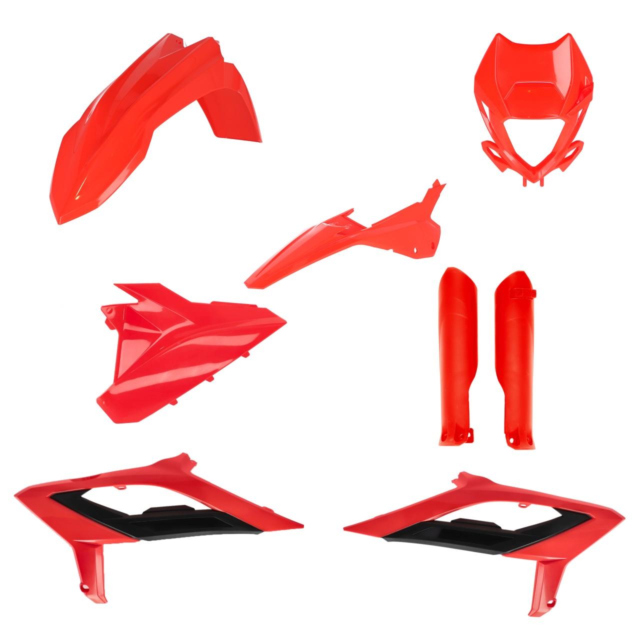 0025461.553 - Acerbis Full Plastics Kit - Beta RR 125/200/250/300/350/390/430/480 2023-2024 - OEM (Red/Black)