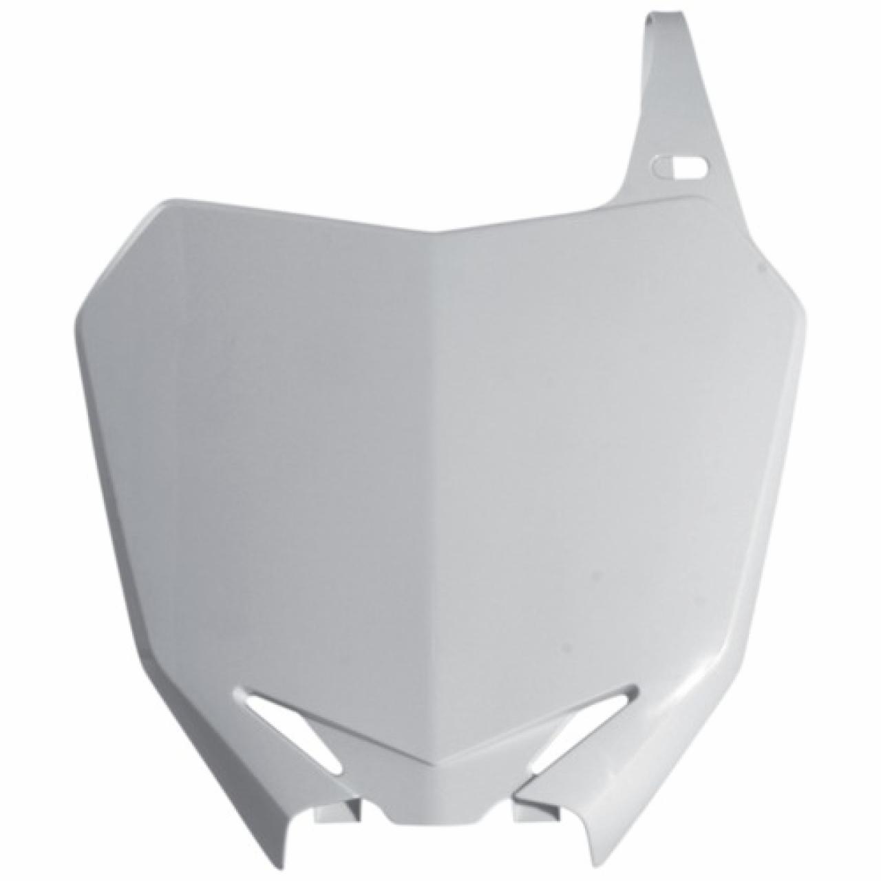 Acerbis White 0011646.030 - Front Number Board - Suzuki Rmz250 2010-18, Rmz450 2008-17