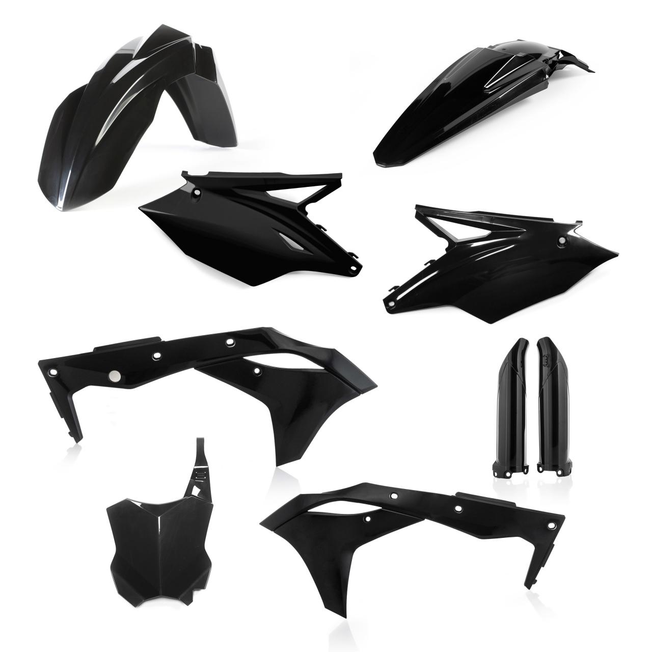 0022985.090 - Acerbis Full Plastics Kit - Kawasaki KXF250 2018-20 - Black