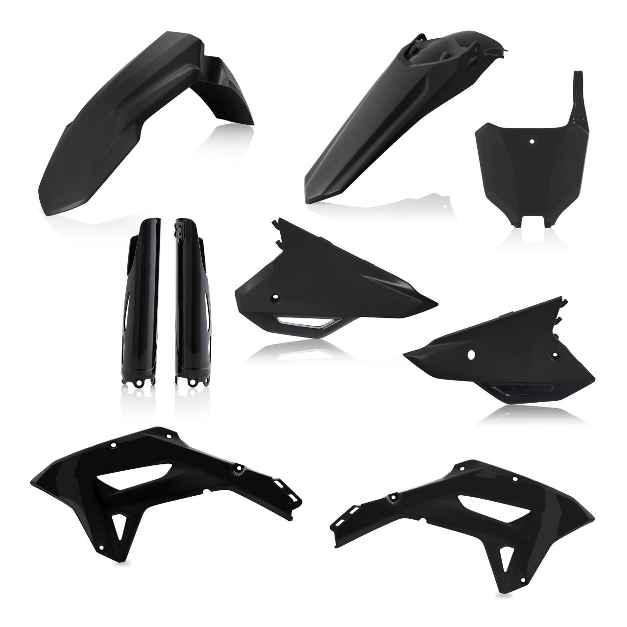 0024582.090 - Acerbis Full Plastics Kit - Honda CRF250/300RX 2022-2024, CRF450RX 2021-2024 - Black