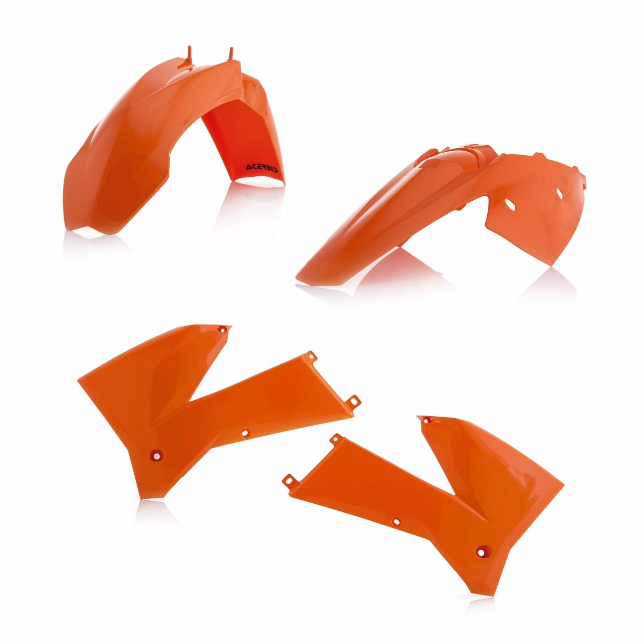 0008101.010 - Acerbis Standard Plastics Kit - KTM SX125/250, SXF 250-525 2005-06 - Orange