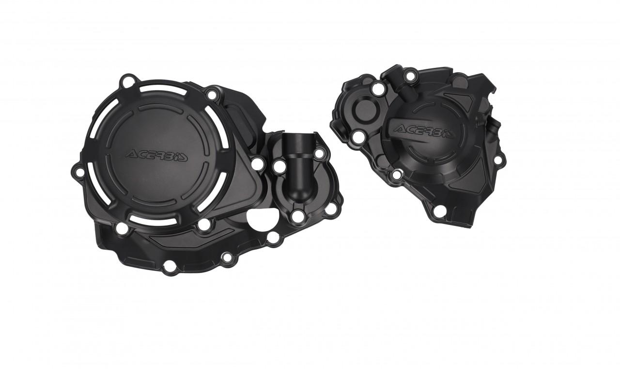 Acerbis X-Power Engine Covers Kit - Honda CRF450R & CRF450RX 2021-2025 - Black