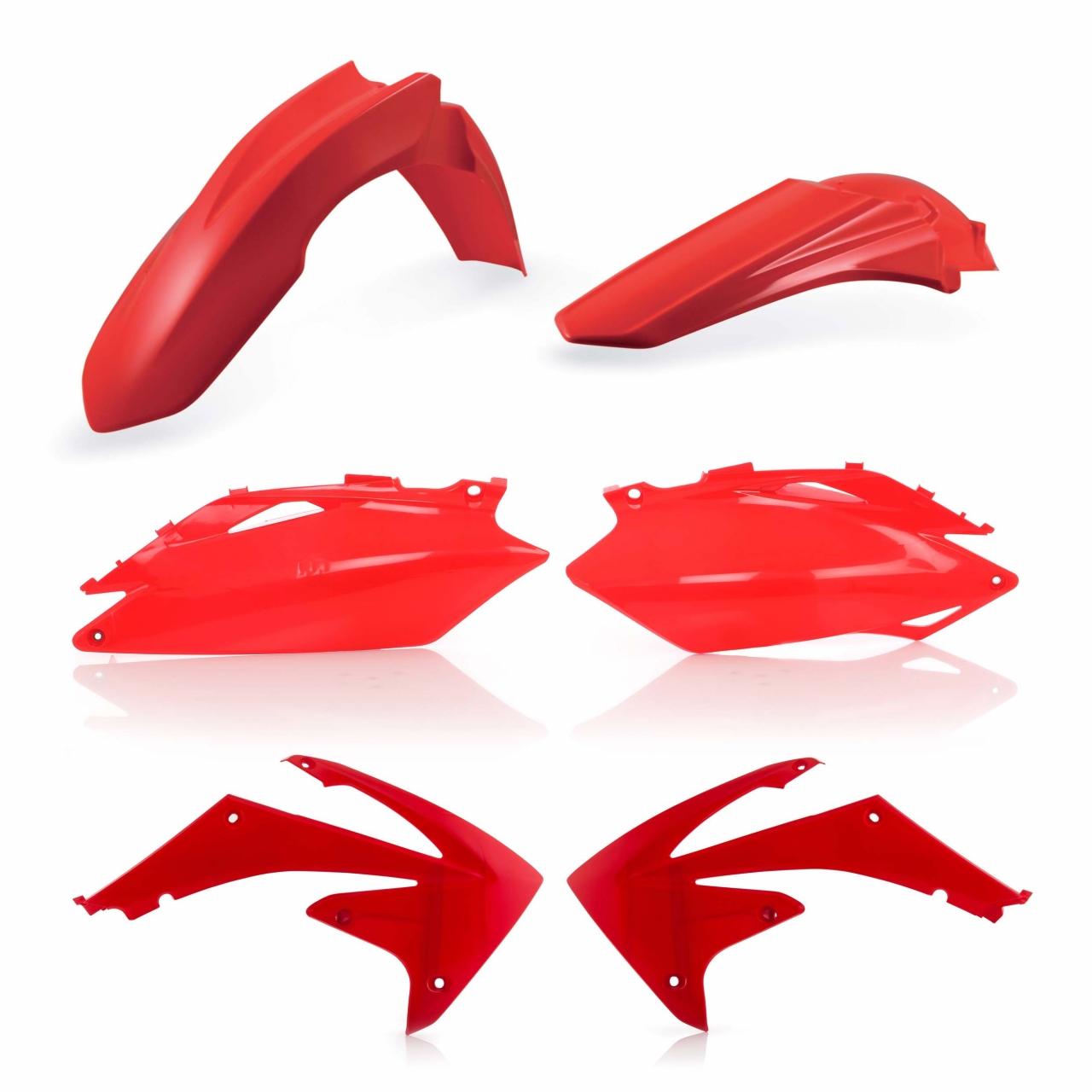 0013148.110 - Acerbis Standard Plastics Kit - Honda CRF250R 2010, CRF450R 2009-10 - Red