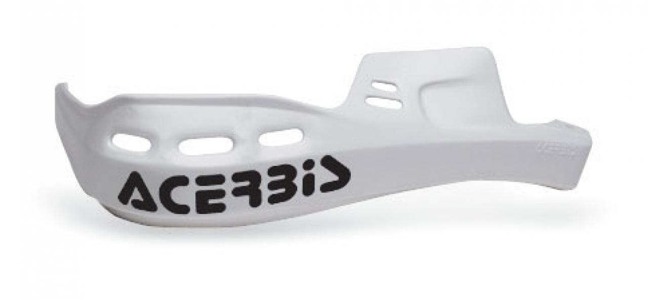 Image of 0000528.030 - Acerbis Rally Brush Hand Guards - White White 0000528.030