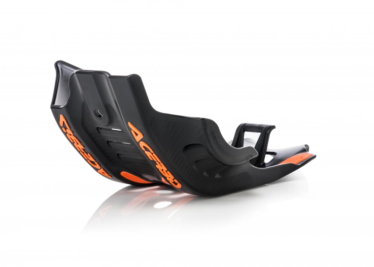 Acerbis Black/Orange 0023601.313 - Skid Plate - Ktm Sxf450 & Husqvarna Fc450 2019-22