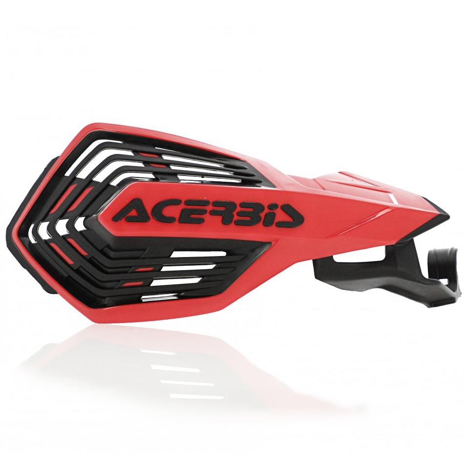 0024661.349 - Acerbis K-Future Hand Guards - Honda CRF250R 2018-2025, CRF450R 2018-2020 - Red/ Black