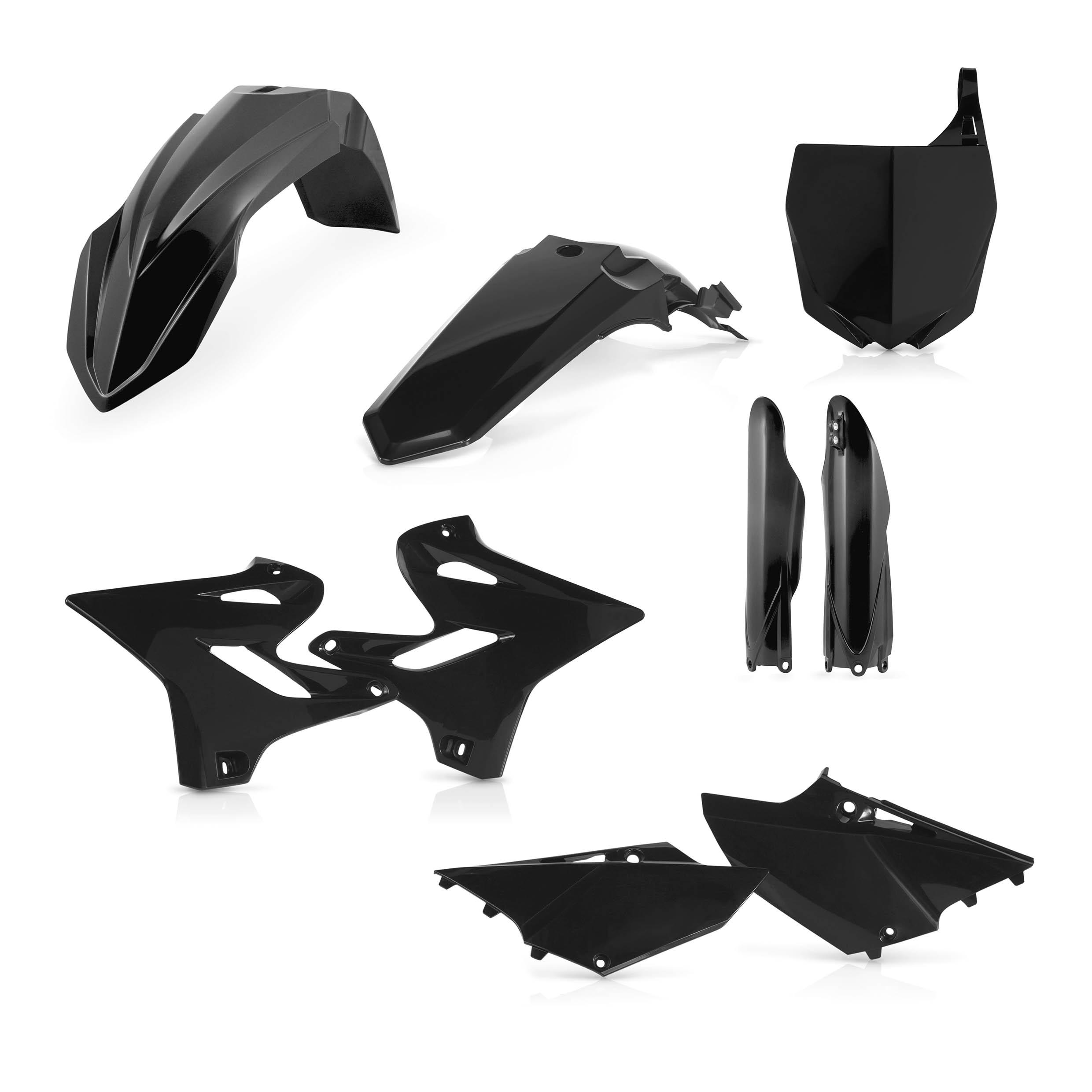 0023643.090 - Acerbis Full Plastics Kit - Yamaha YZ250 2019-21 - Black