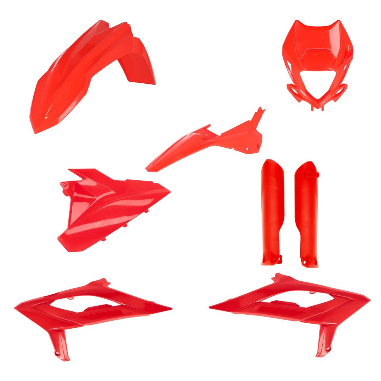 0025461.110 - Acerbis Full Plastics Kit - Beta RR 125/200/250/300/350/390/430/480 2023-2024 - Red