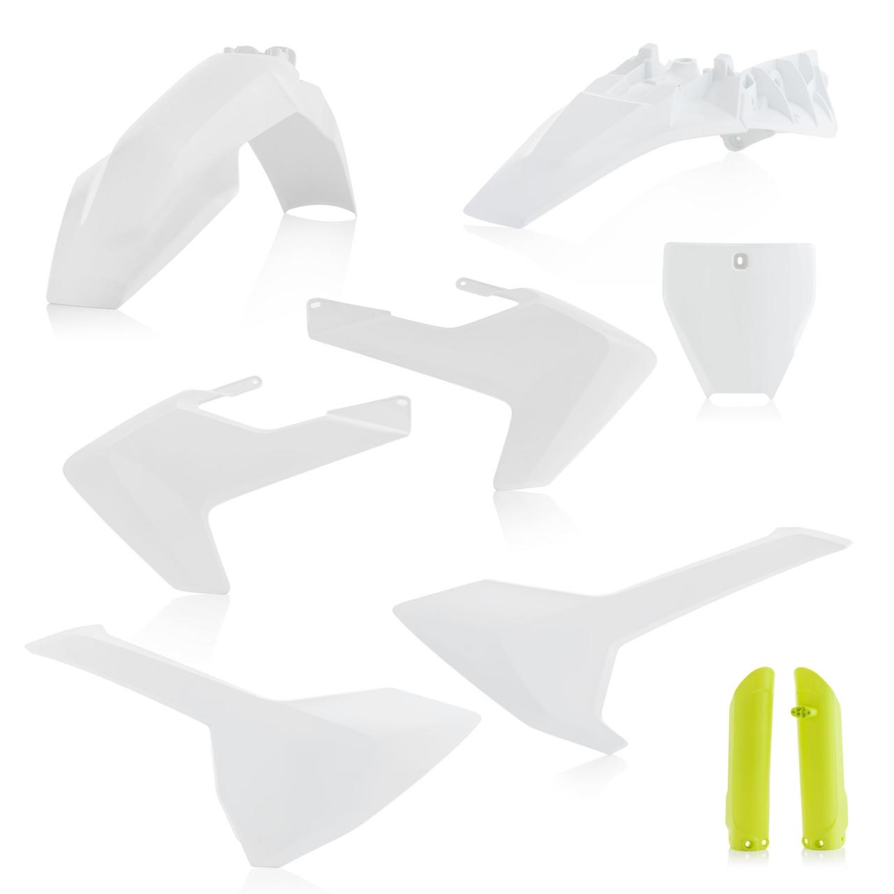 0023056.553 - Acerbis Full Plastics Kit - Husqvarna TC85 2018-2024 - OEM (White)