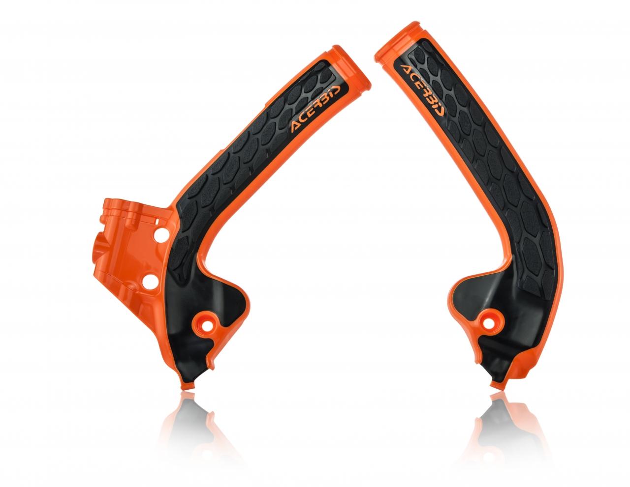 Acerbis Orange 0022893.011.016 - X-Grip Frame Guards - Ktm Sx85 2019-2024, Husqvarna Tc85 2018-2024