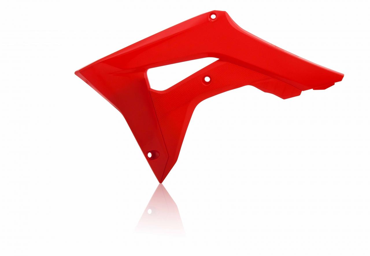 Acerbis Red 0022381.110 - Radiator Scoops - Honda Crf250r 2018-21, Crf450r 2017-20