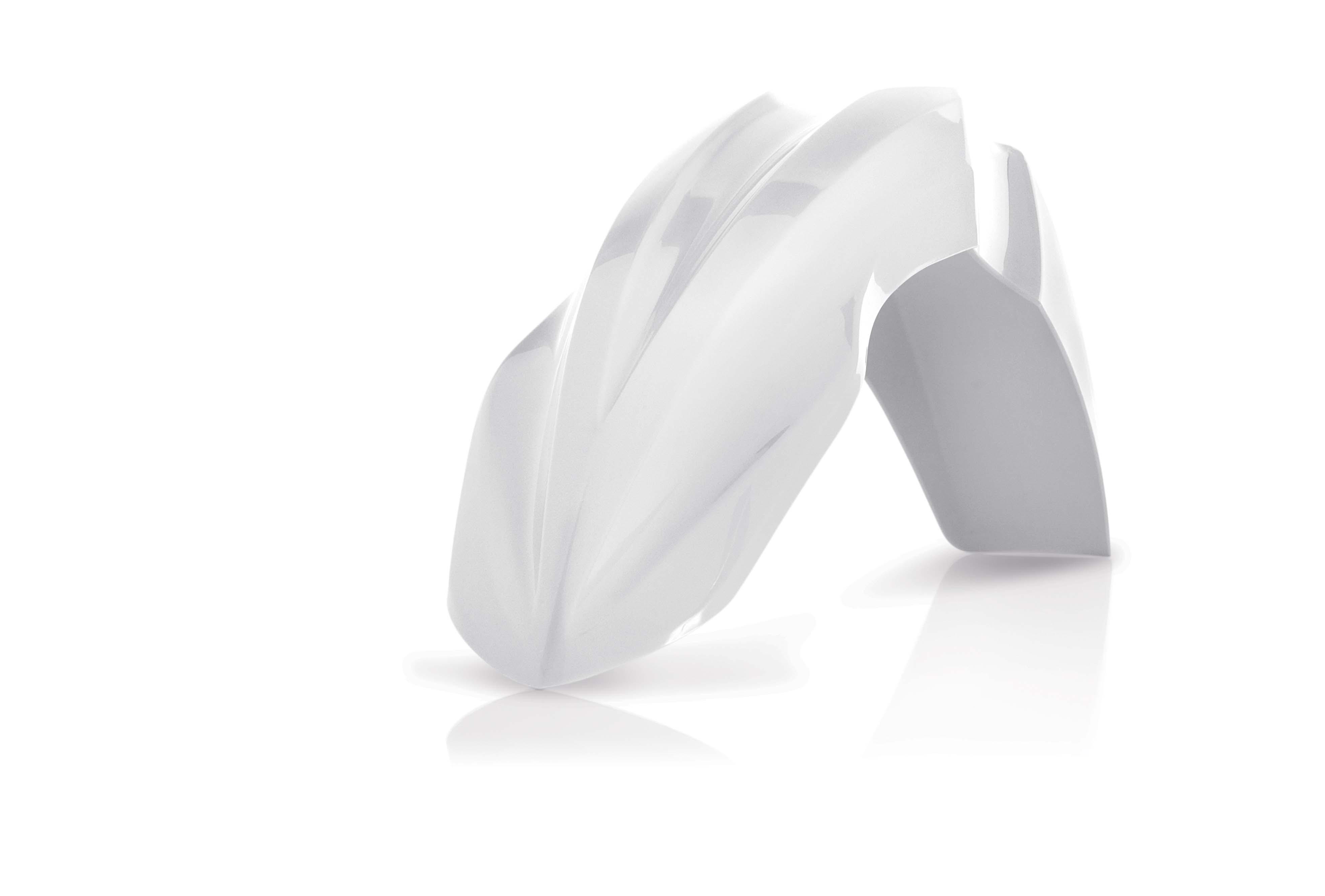 Acerbis White 0016880.030 - Front Fender - Kawasaki Kxf250 2013-16, Kxf450 2013-15