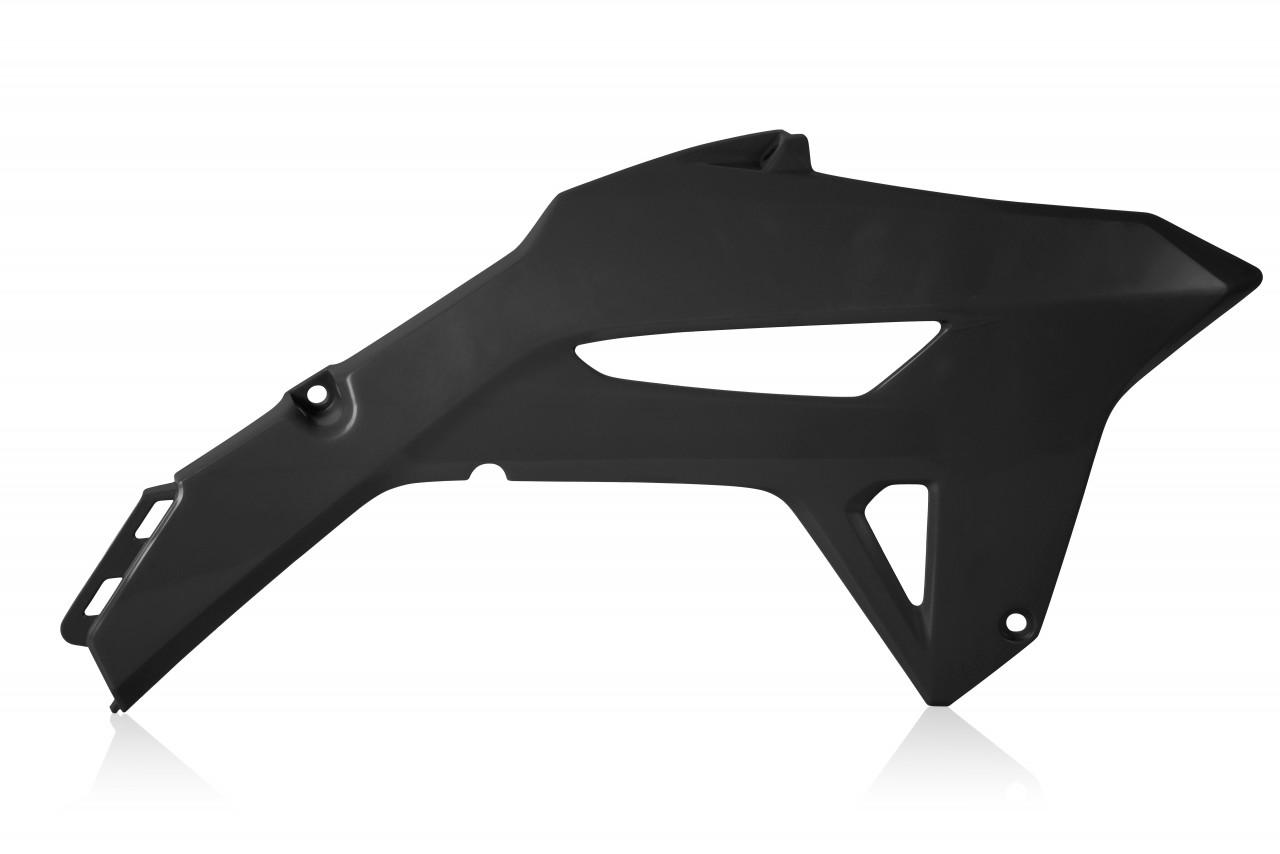 Acerbis Black 0024304.090 - Radiator Scoops - Honda Crf250r 2022-2024, Crf450r 2021-2024