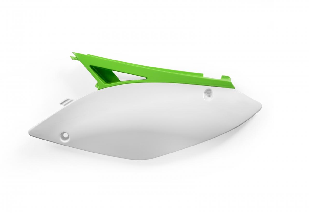 Acerbis Green/White 0013137.371 - Side Panels - Kawasaki Kxf250 2009-12, Kxf450 2009-11