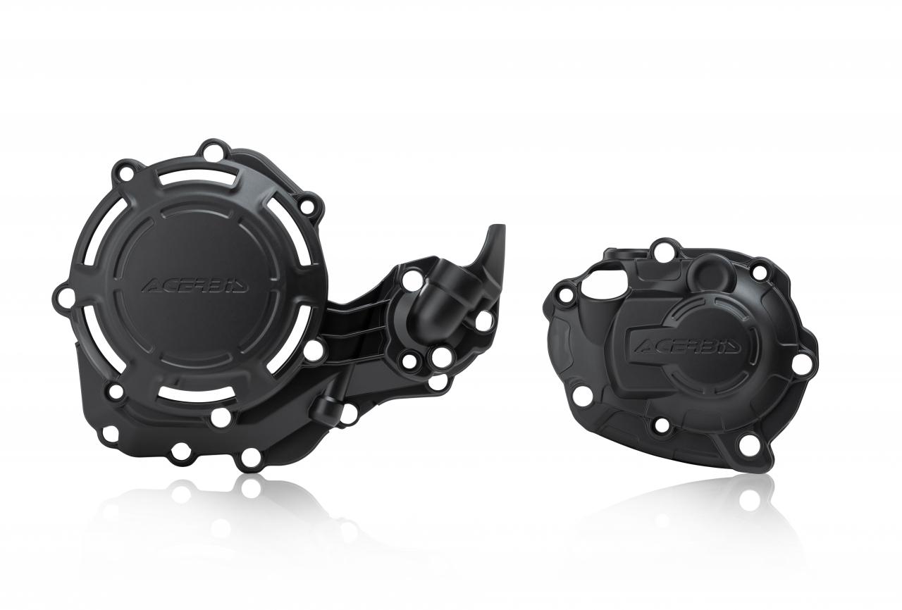 Acerbis X-Power Engine Covers Kit - Yamaha YZF450 2018-2022 - Black