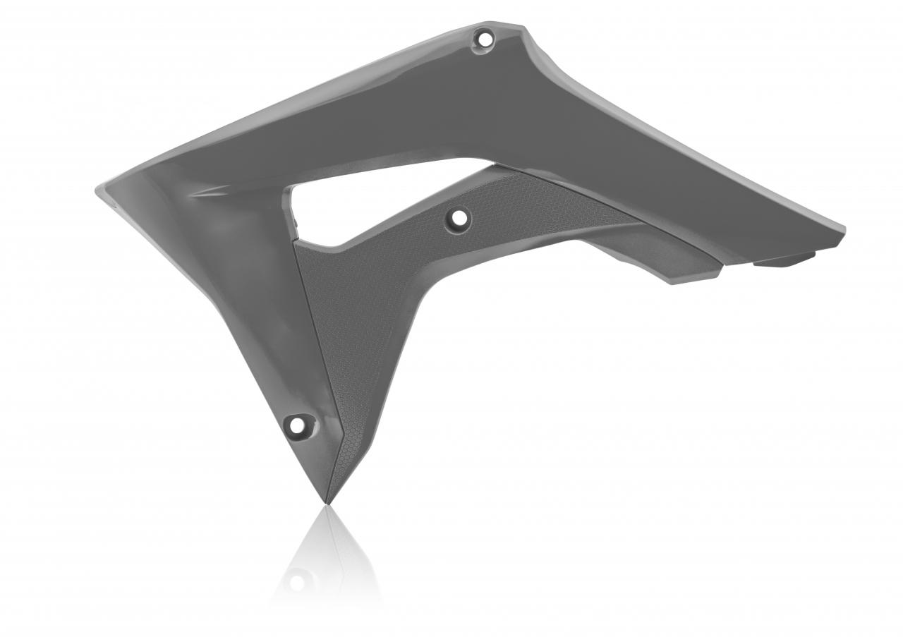 Acerbis Grey 0022381.070 - Radiator Scoops - Honda Crf250r 2018-21, Crf450r 2017-20