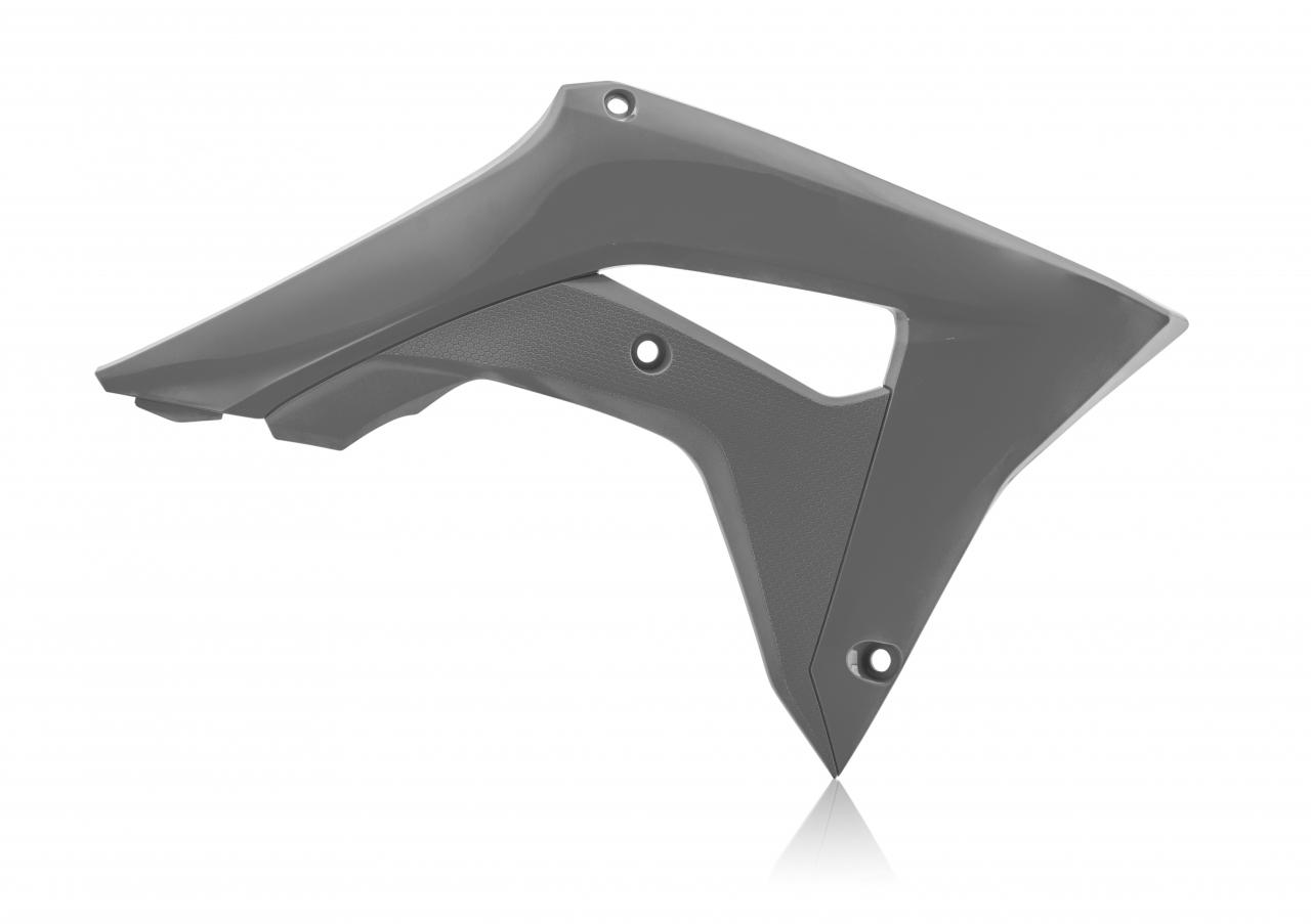 0022381.070 - Acerbis Radiator Scoops - Honda CRF250R 2018-21, CRF450R 2017-20 - Grey image 2