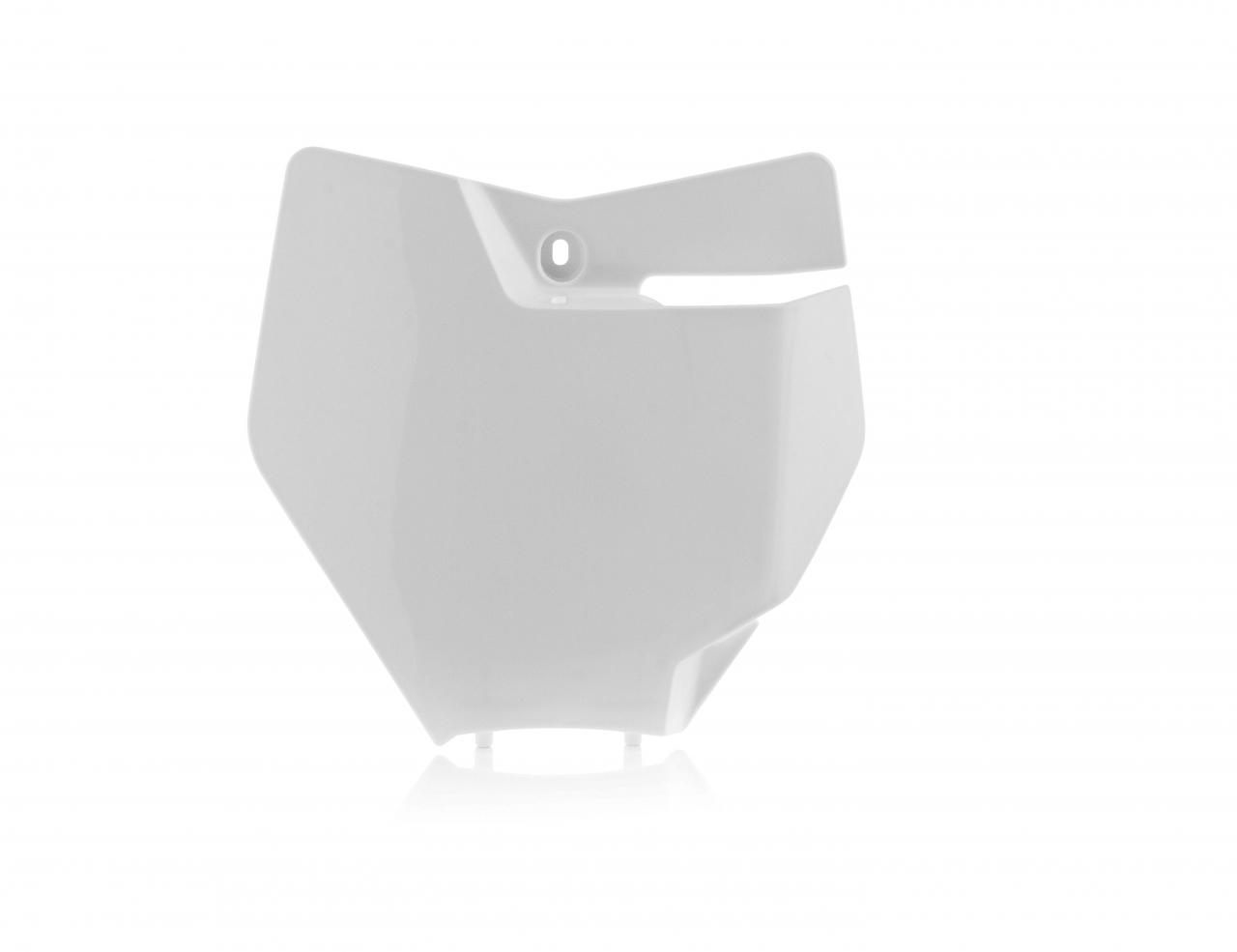 0021748.030 - Acerbis Front Number Board - KTM SX 125/150 2016-18, SX250 2017-18, SXF 250/350/450 2016-18 - White