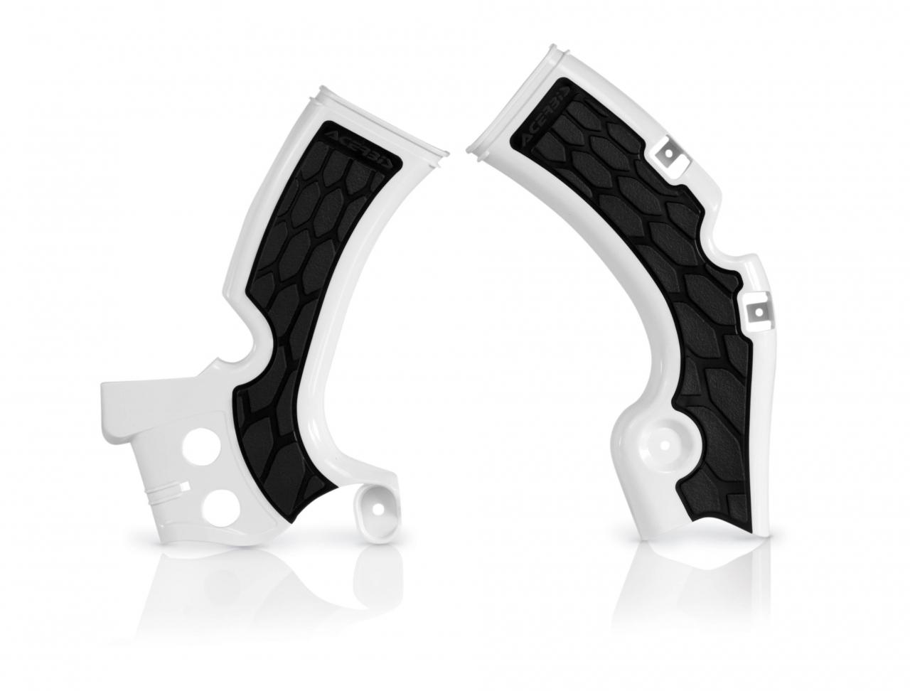 0017814.030 - Acerbis X-Grip Frame Guards - Kawasaki KXF450 2009-18 - White