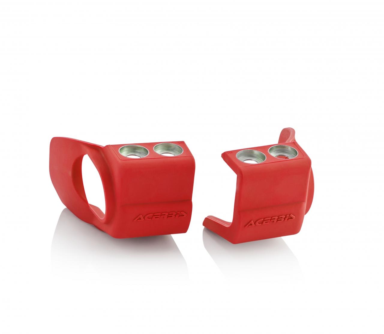 Acerbis Red Fork Shoe Covers - Beta Rr 2020-23, Honda Crf 250/450 2009-23, Kawasaki Kxf 250/450 2009-23