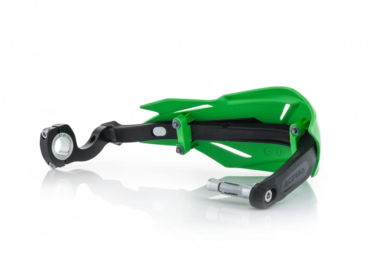 0022397.377 - Acerbis X-Factory Hand Guards - Green/ Black image 2