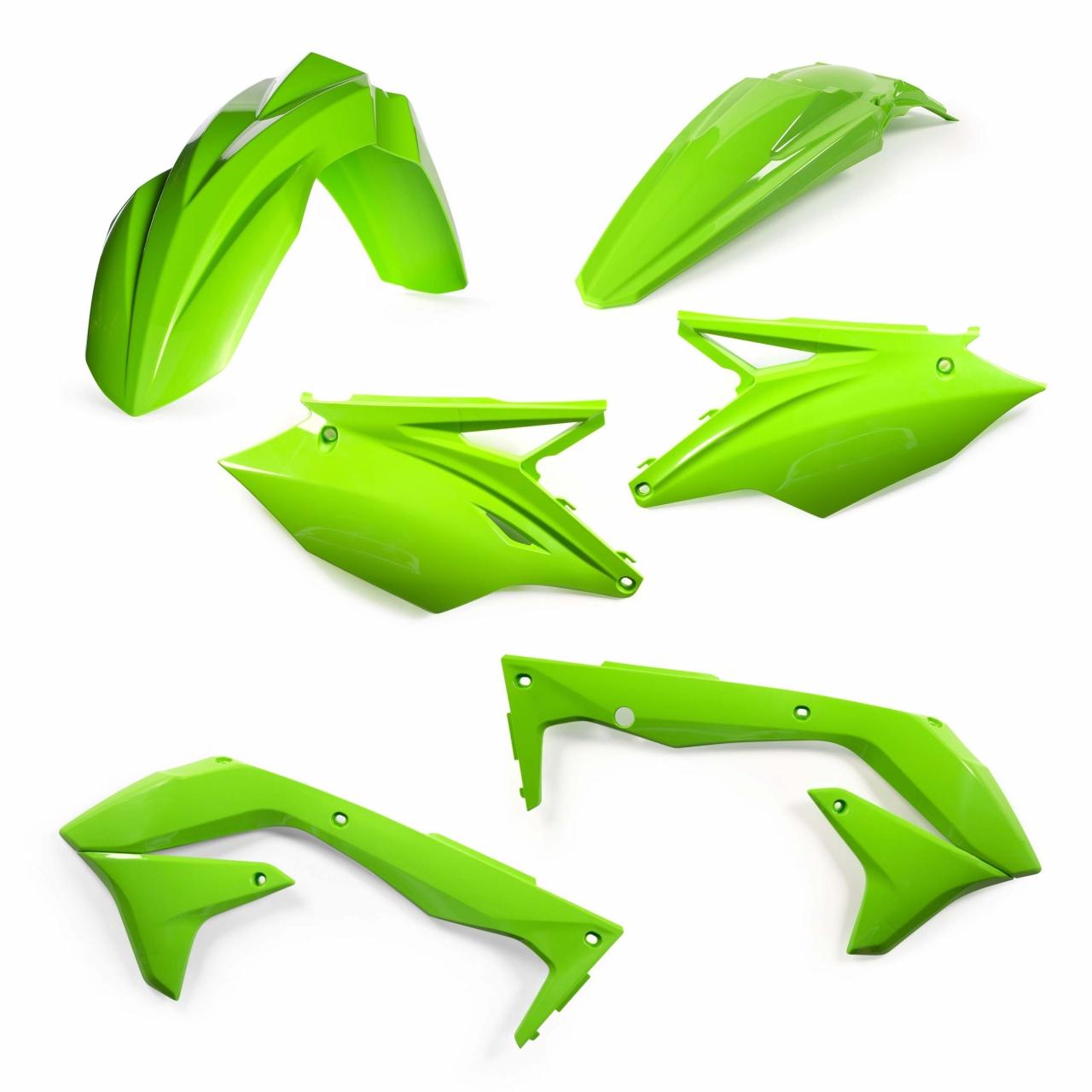 0021842.130 - Acerbis Standard Plastics Kit - Kawasaki KXF450 2016-17 - Green