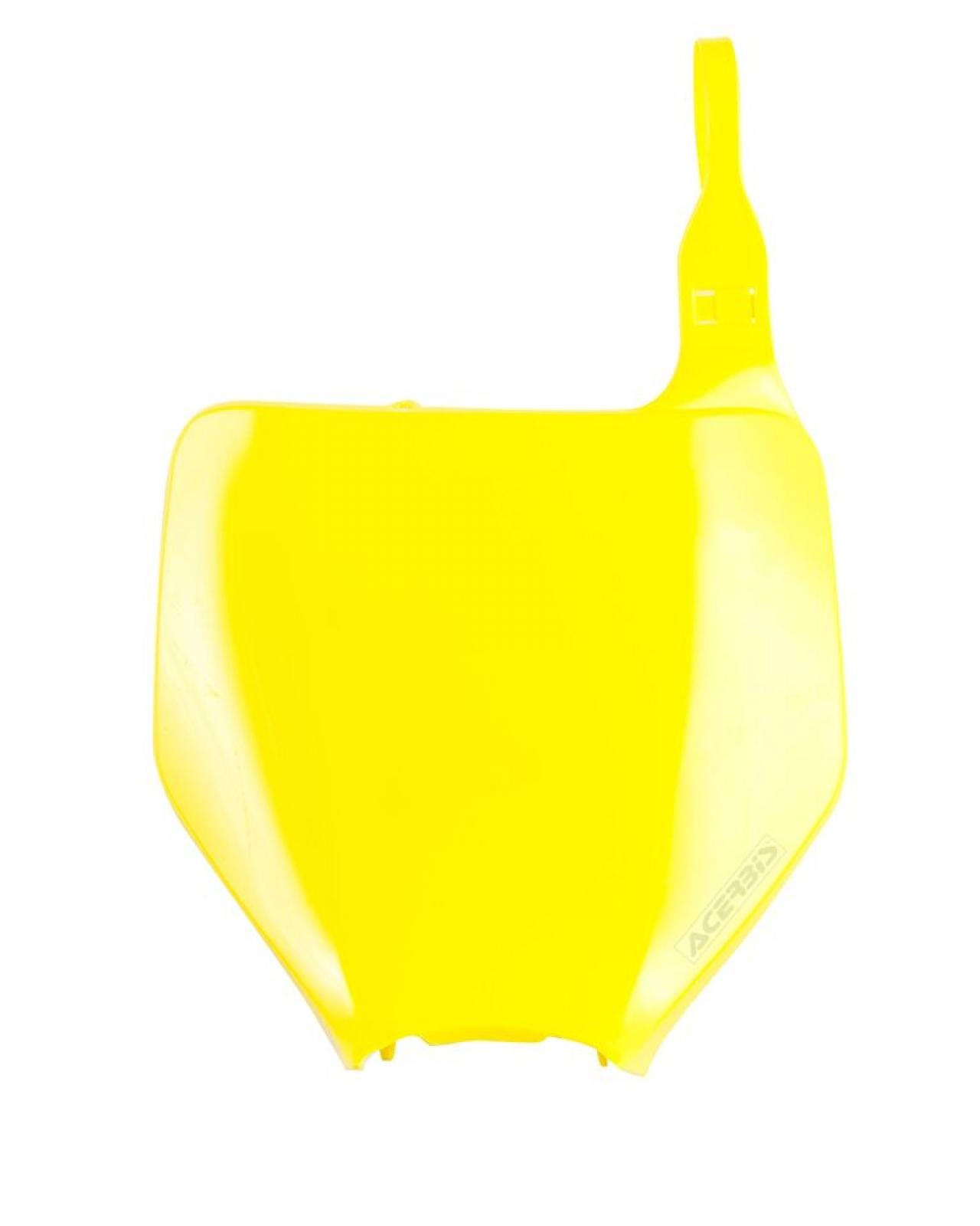 Image of Acerbis Front Number Board - Suzuki RMZ250 2004-06 - Yellow