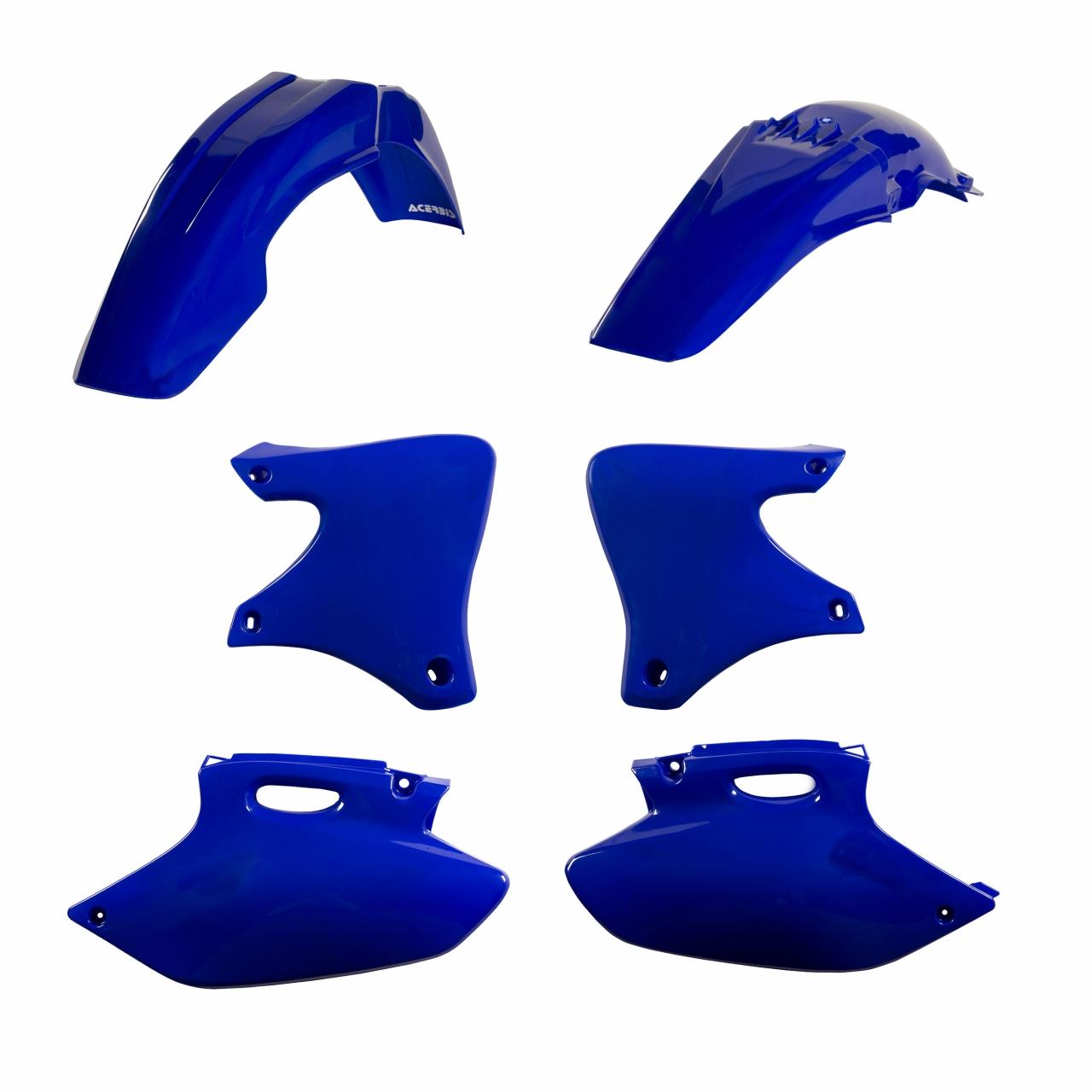 0007568.040.098 - Acerbis Standard Plastics Kit - Yamaha YZF400/ WRF400 1998-99 - Blue ('98)