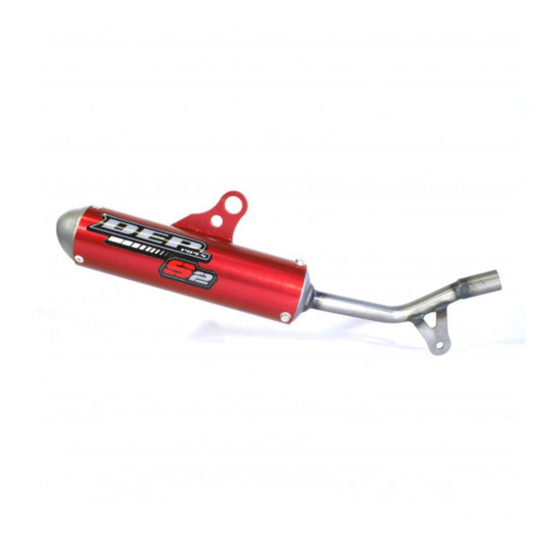 DEP Exhaust Silencer - KTM SX50 2016-Onwards - Red (FS)