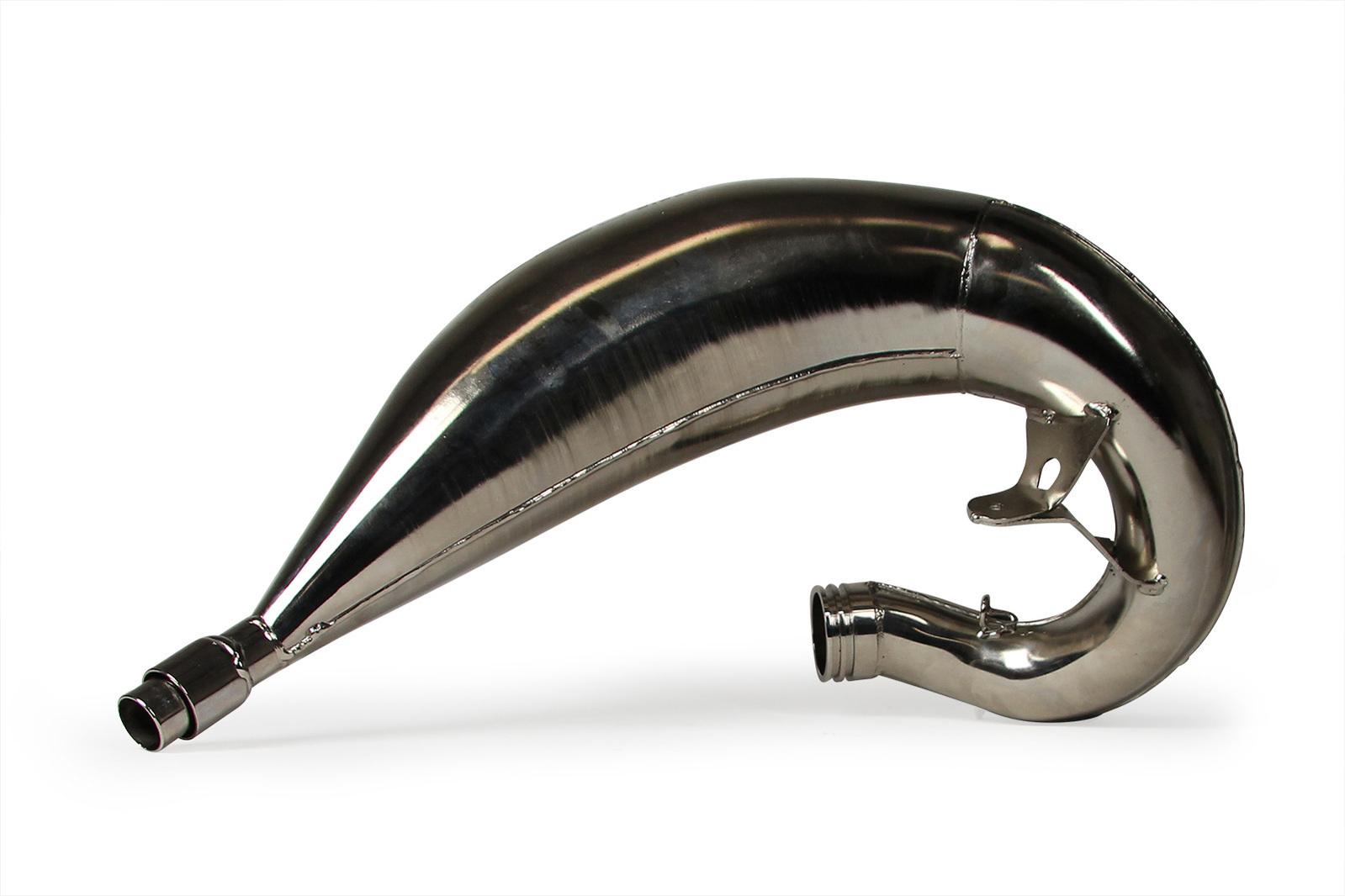 DEP Exhaust Front Pipe - Kawasaki KX125 1998-2002 - Nickel