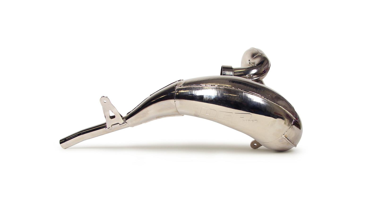 Dep Armoured Exhaust Front Pipe - Gas Gas Ec 250/300 1998-2007 - Nickel