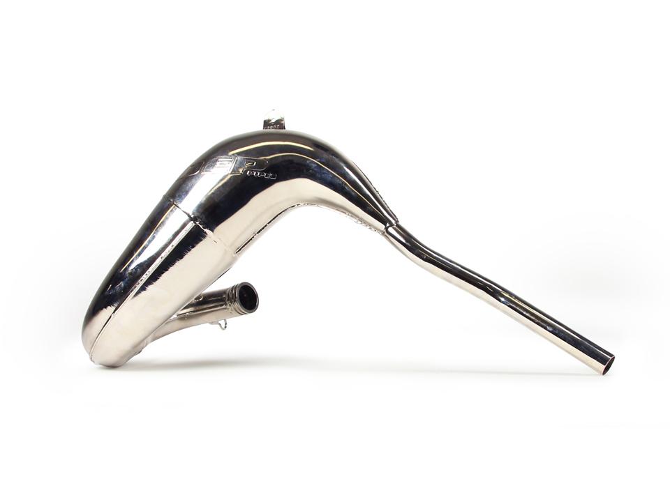DEP Rev Exhaust Front Pipe - Kawasaki KX85 2001-On - Nickel