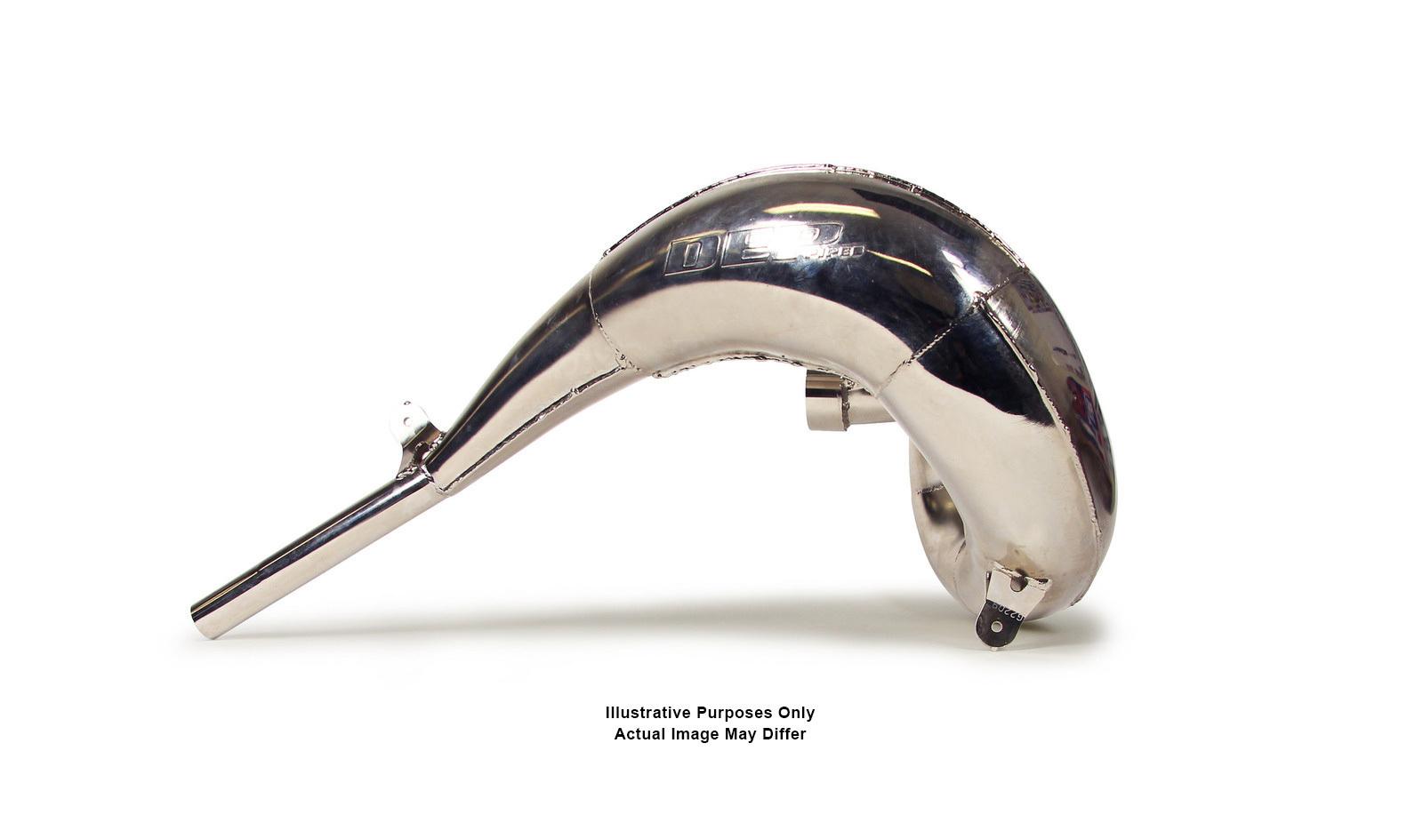 Dep Armoured Exhaust Front Pipe - Gas Gas Ec 250/300 2014-17 - Nickel