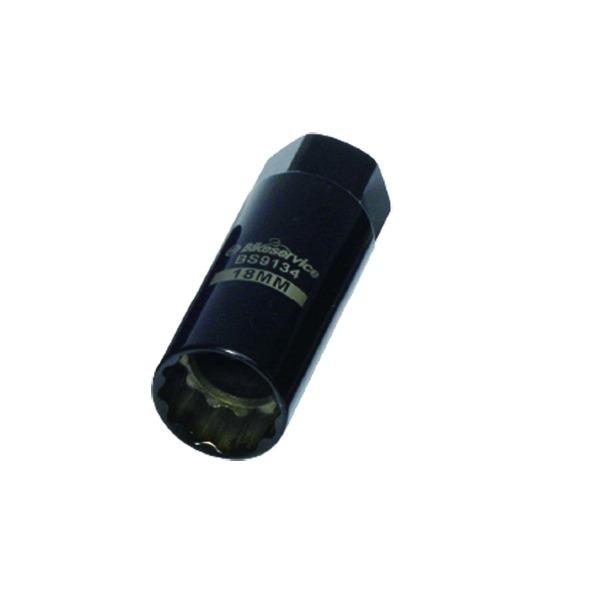 Bikeservice Thin Wall Spark Plug Socket - 18Mm