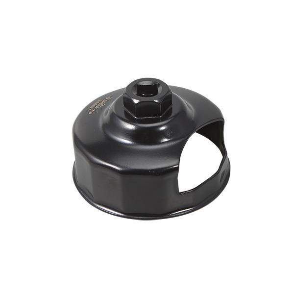 Bikeservice Black 76Mm - 14 Flute Window Oil Filter Wrench