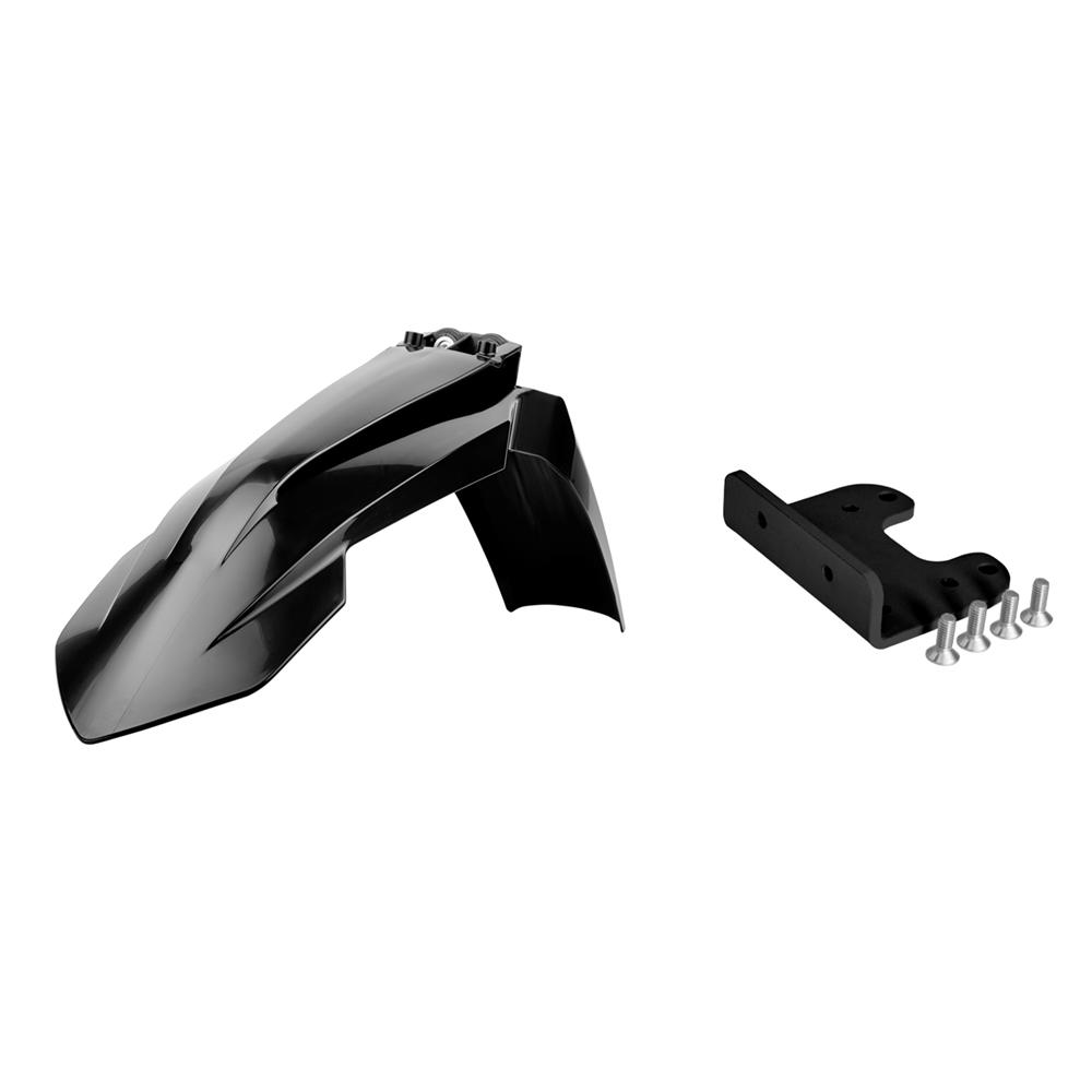 Polisport Front Fender & Adaptor Kit - KTM SX/SXF 2007-12, EXC/EXC-F 2008-13 - Black