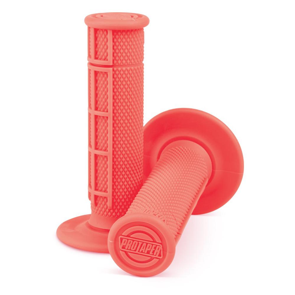 024043 - Pro Taper Single Density Half Waffle Grips Red