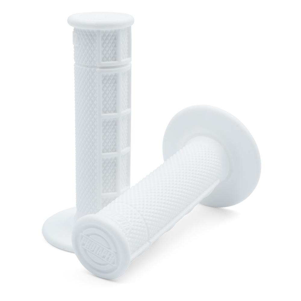 024034 - Pro Taper Single Density Race Cut Half Waffle Synergy Grips White