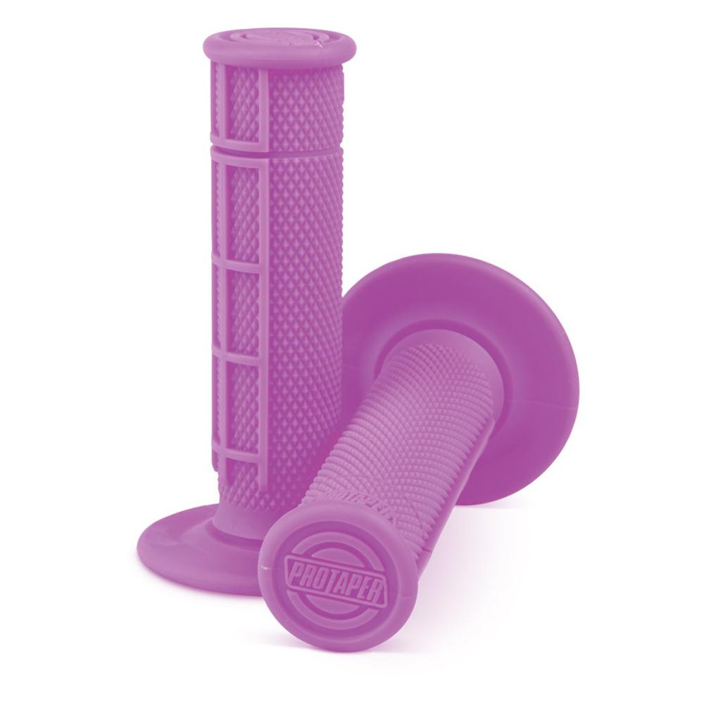024044 - Pro Taper Single Density Half Waffle Grips Purple