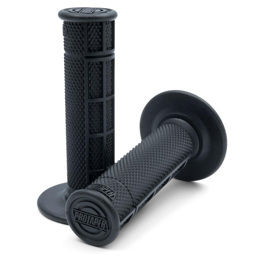 024036 - Pro Taper Single Density Race Cut Half Waffle Synergy Grips Black