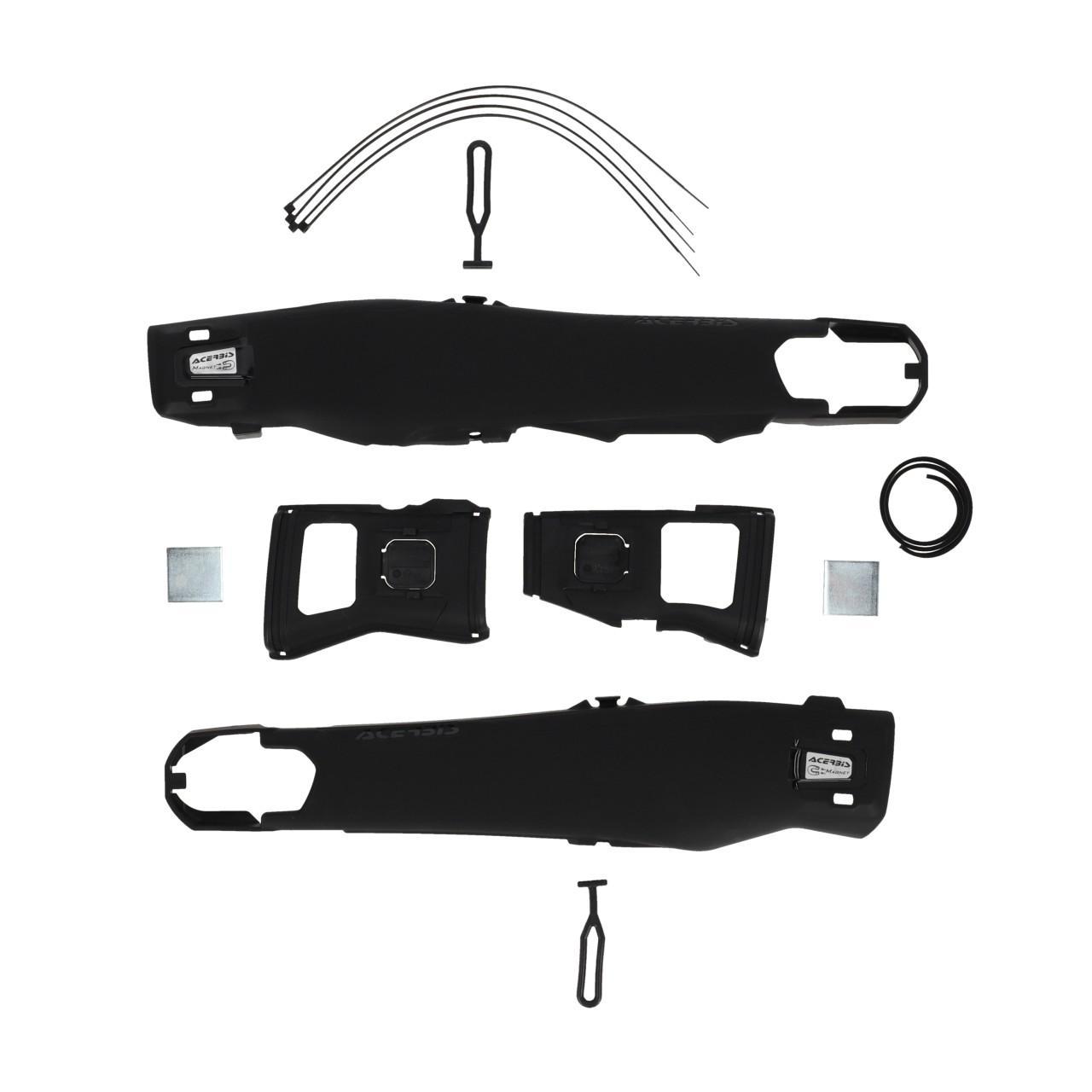 0026606.090 - Acerbis Tekmagnet Swing Arm Protectors For KTM SXF 250/350/450/500 2025 - Black