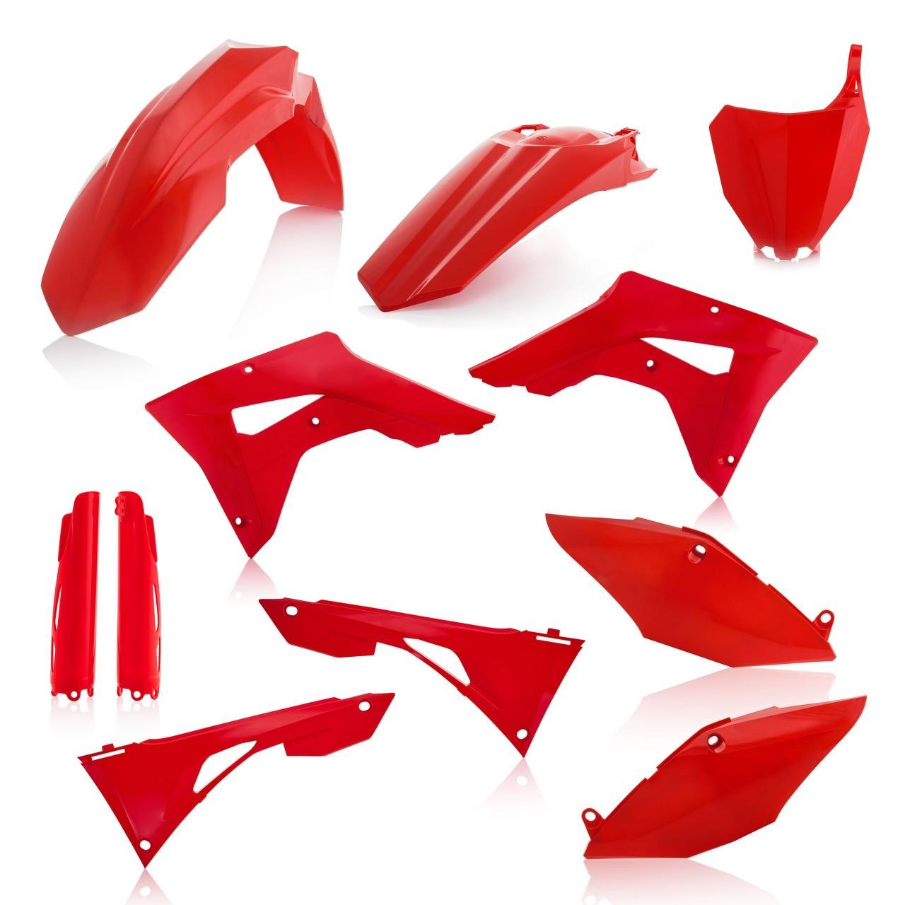 0023619.110 - Acerbis Full Plastics Kit For Honda CRF250RX & CRF300RX 2019-2021, CRF450RX 2019-2020 - Red