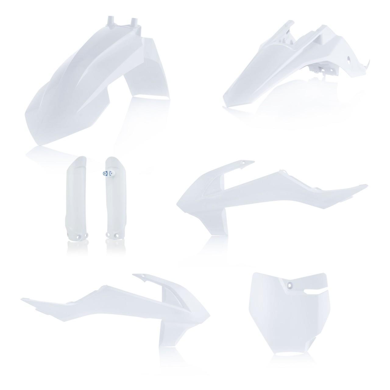 0023593.031 - Acerbis Full Plastics Kit For KTM SX65 2019-2023, Gas Gas MC65 2021-2023 - White 2