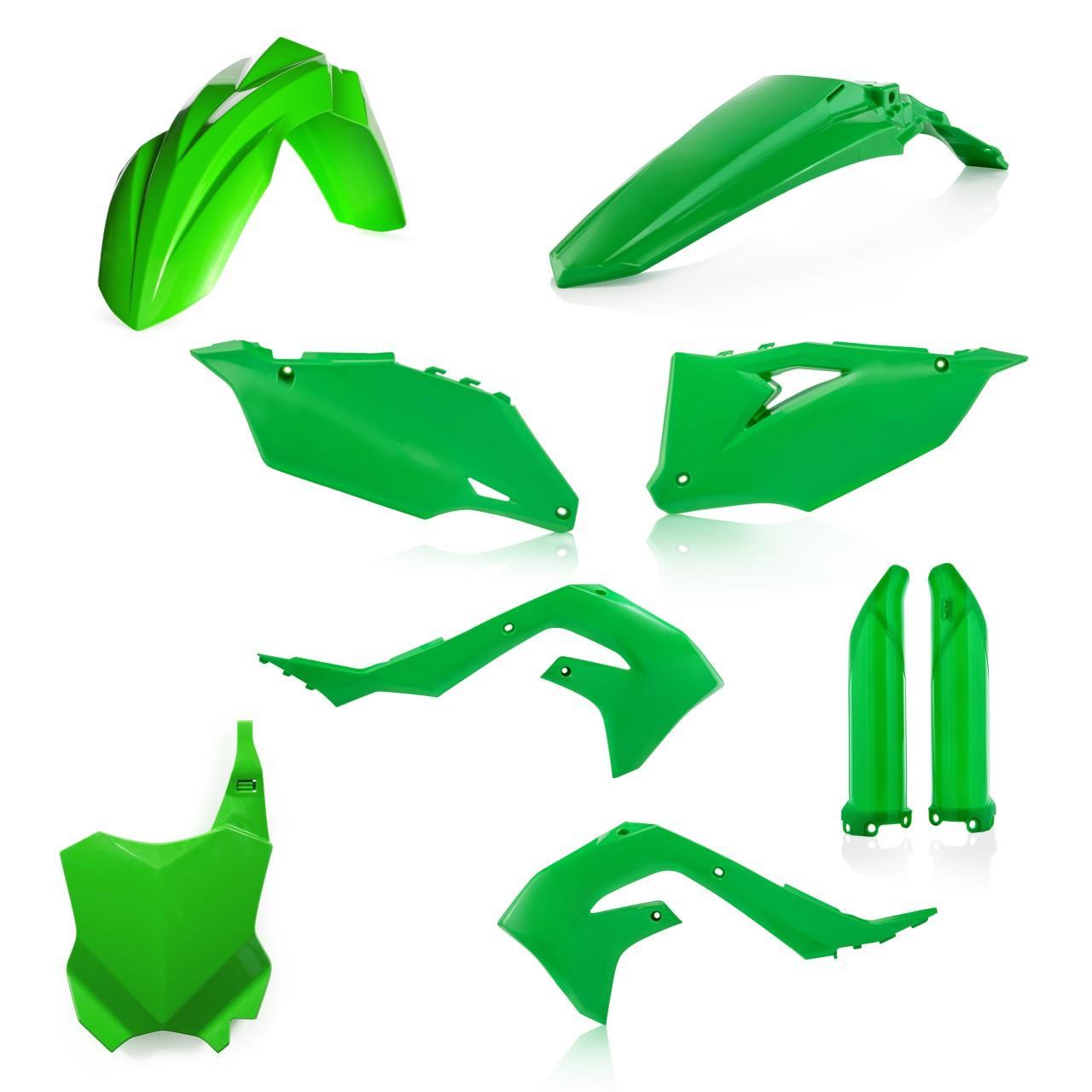 0023649.553.024 - Acerbis Full Plastics Kit For Kawasaki KXF250 2021-2024, KXF450 2019-2023, KX450X 2021-2023 - OEM '24