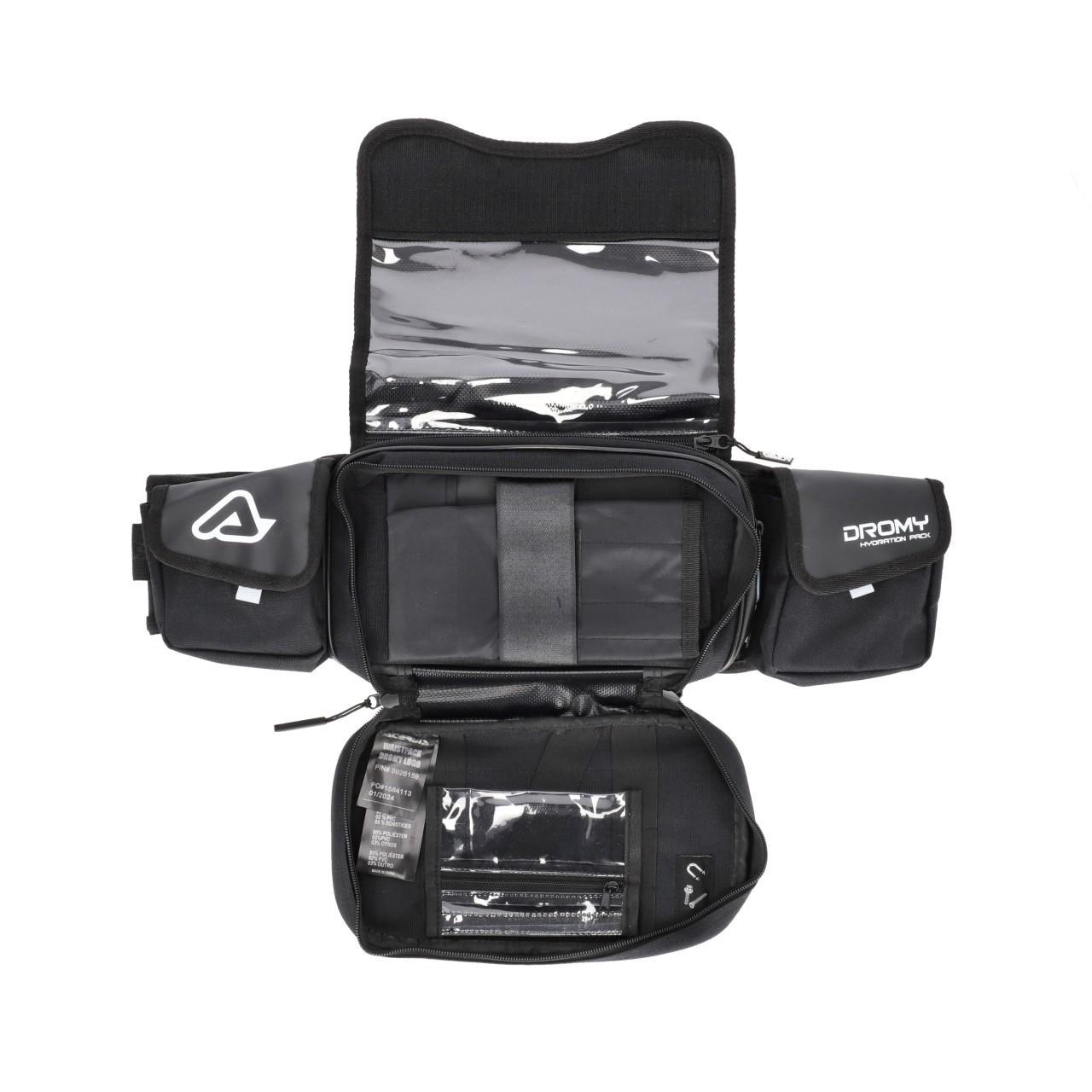 0026159.315 - Acerbis Dromy Logo Hydration Waist Pack - Black/White image 2