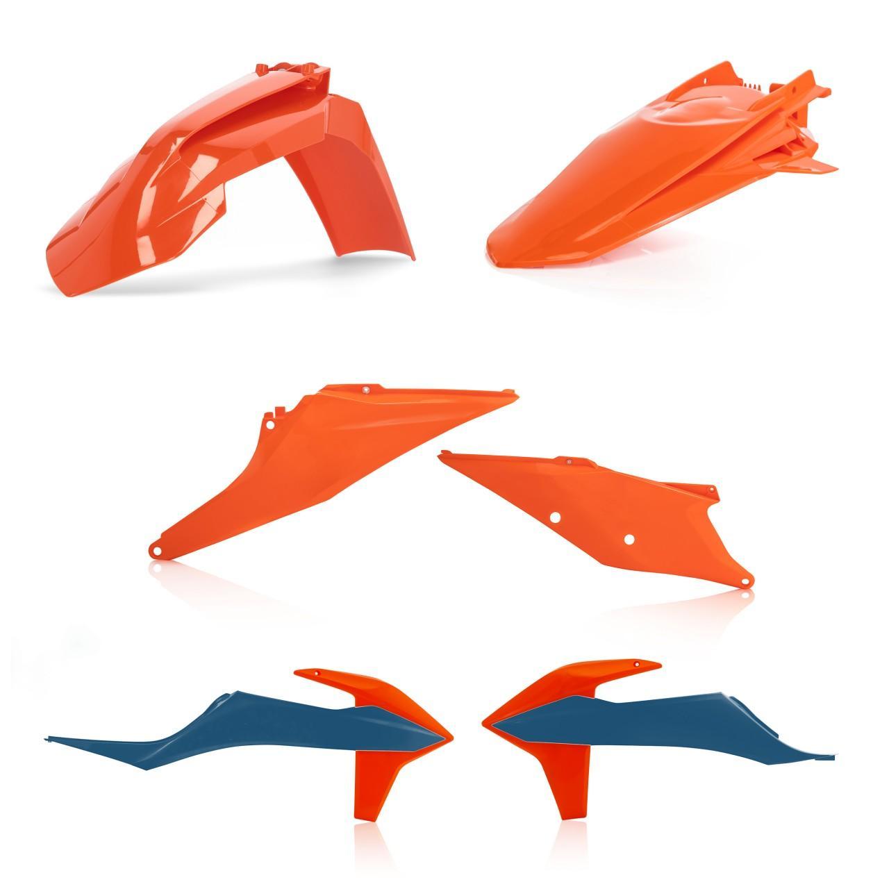 Acerbis Oem 0024053.553.022 - Standard Plastics Kit For Ktm Exc 150/250/300 Tpi & Exc-F 250/350/450/500 2020-2023 - '22