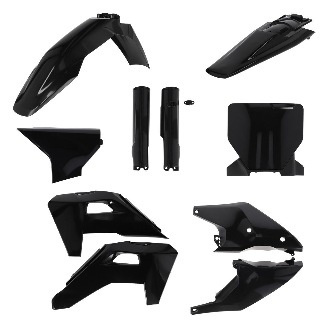 Acerbis Black 0026934.090 - Full Plastics Kit For Husqvarna Fc 250/350/450 & Tc 125/250/300 2025